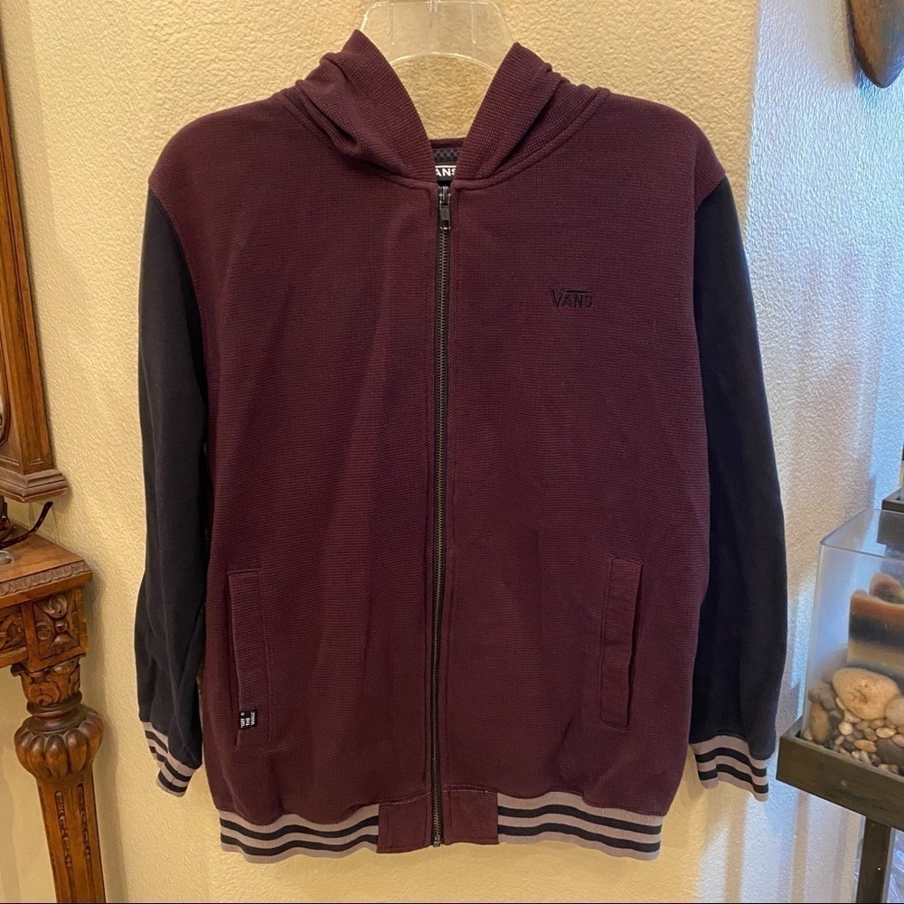 VANS Boys Hoodie Zipped Jacket Size XLarge